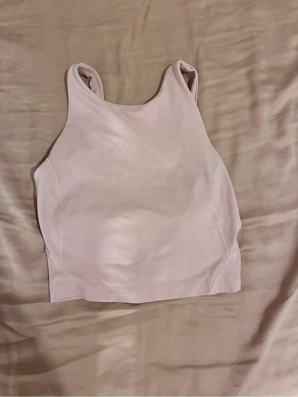 lululemon athletica Pale Pink High-Neck align tank